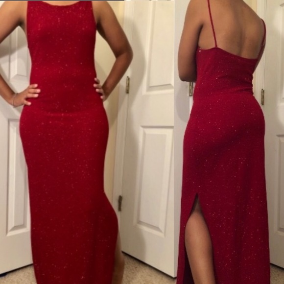 J.R. Nites Dresses & Skirts - J.R. Nites Sparkle Red Gown
